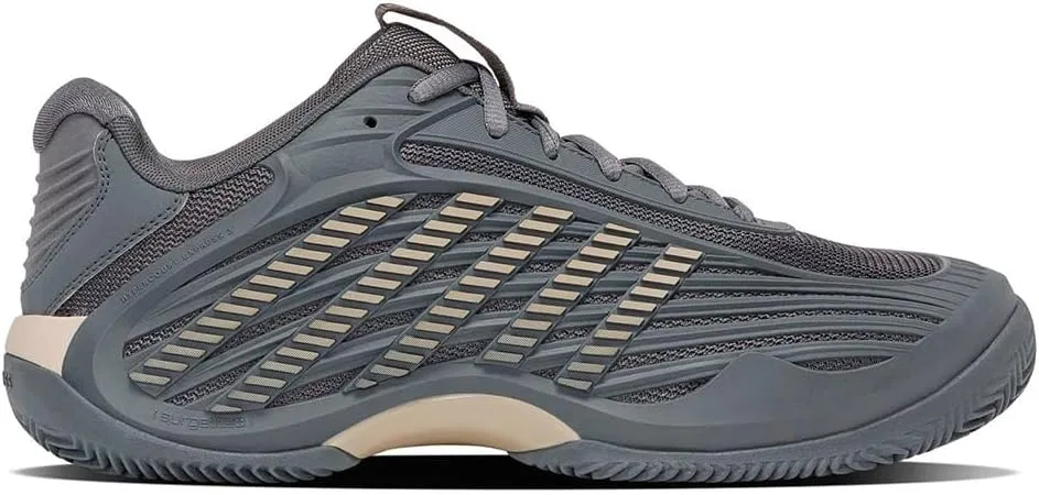 Кроссовки теннисные K-Swiss Hypercourt Express 3 Clay, Whitecap Gray Pale Khaki Turbulence
