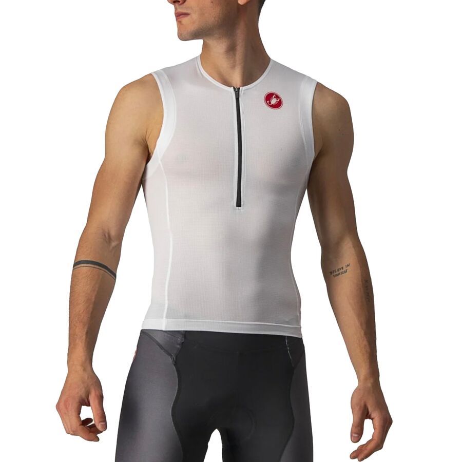 

Мужская майка без рукавов Free Tri 2 Castelli Castelli, White/Black2