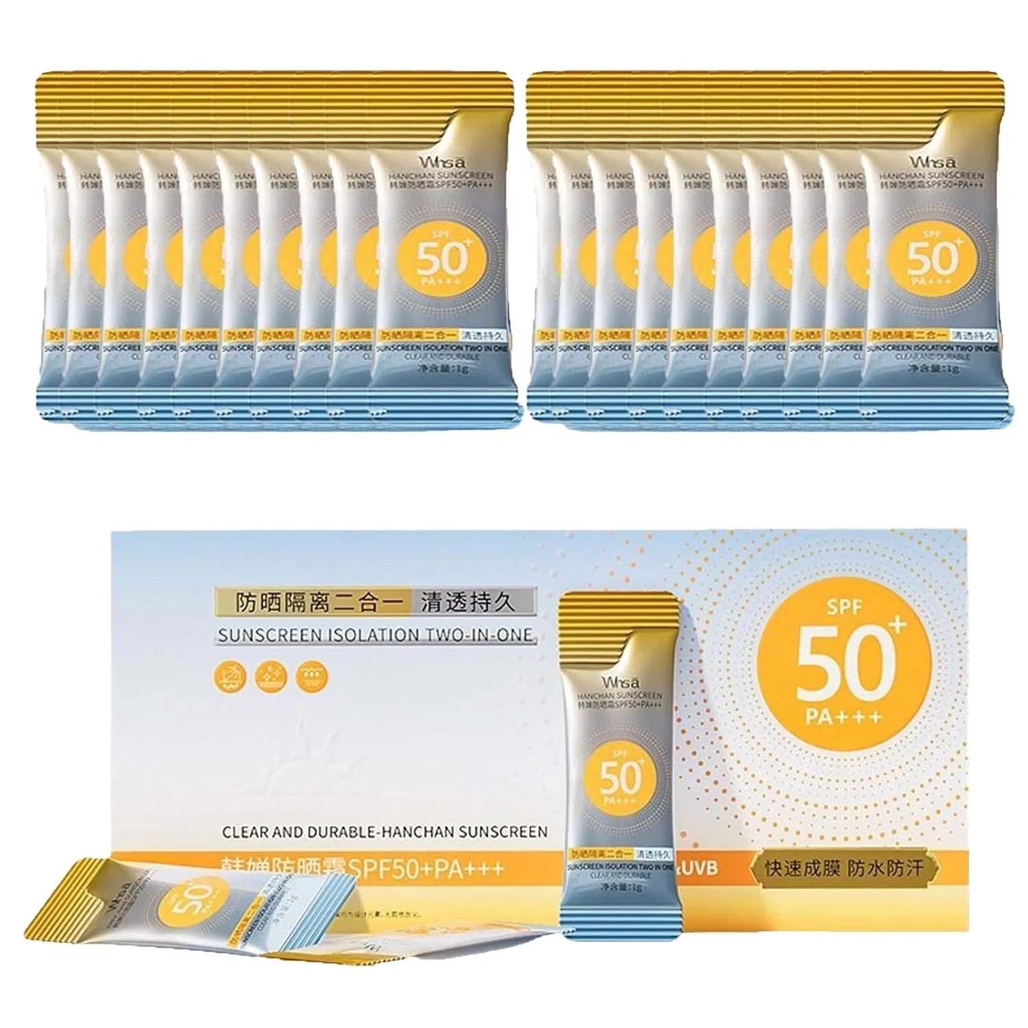 Солнцезащитный крем мини-формата с SPF 50+ Generic, 2