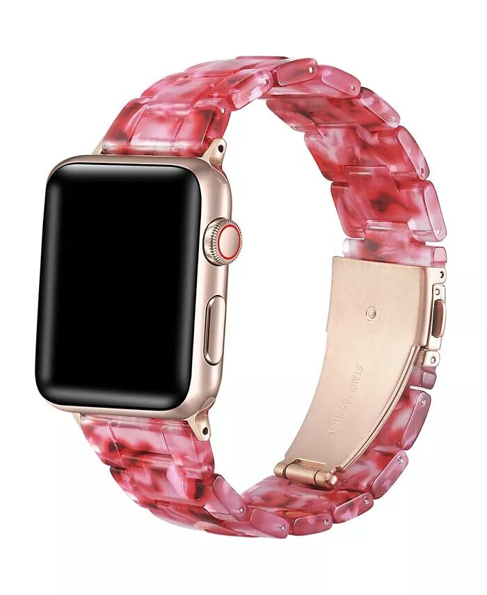 

Женский полимерный ремешок Claire для Apple Watch, размер: 42 мм, 44 мм, 45 мм, 49 мм Posh Tech, красный