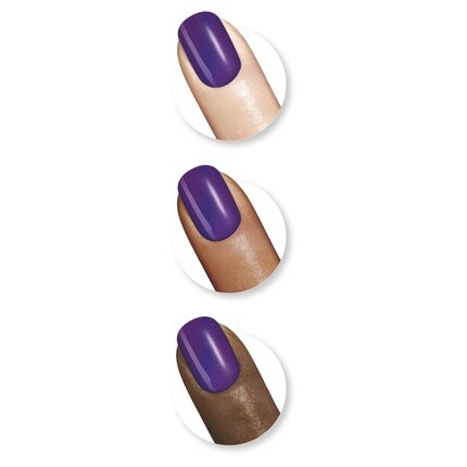 Лак для ногтей Color Therapy 14,7 мл - оттенок 402 Plum Euphoria мерцающий фиолетовый Sally Hansen — фото 3