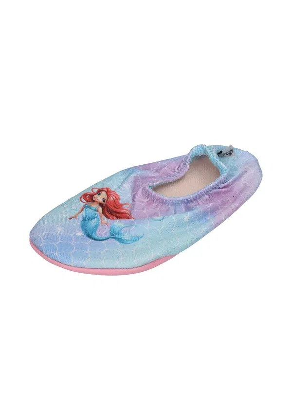 Детские домашние тапочки для купания Meerjungfrau Rosa Blau Slippers Slipstop, Shirley, розово-голубой