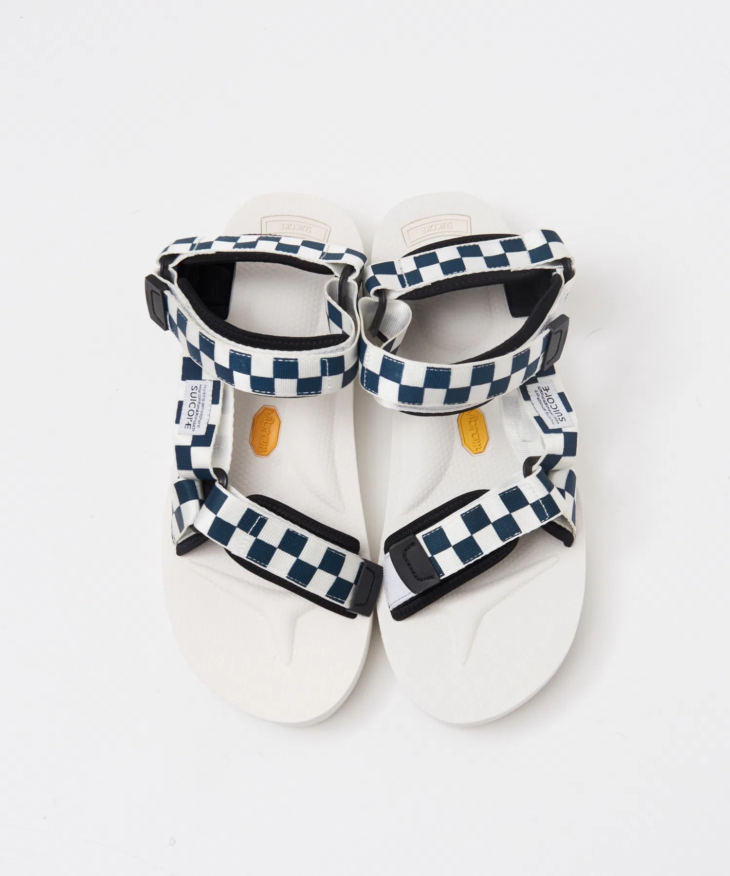 Мужские сандалии Suicoke Depa-V2chk спортивные тёмно-синие — фото 4