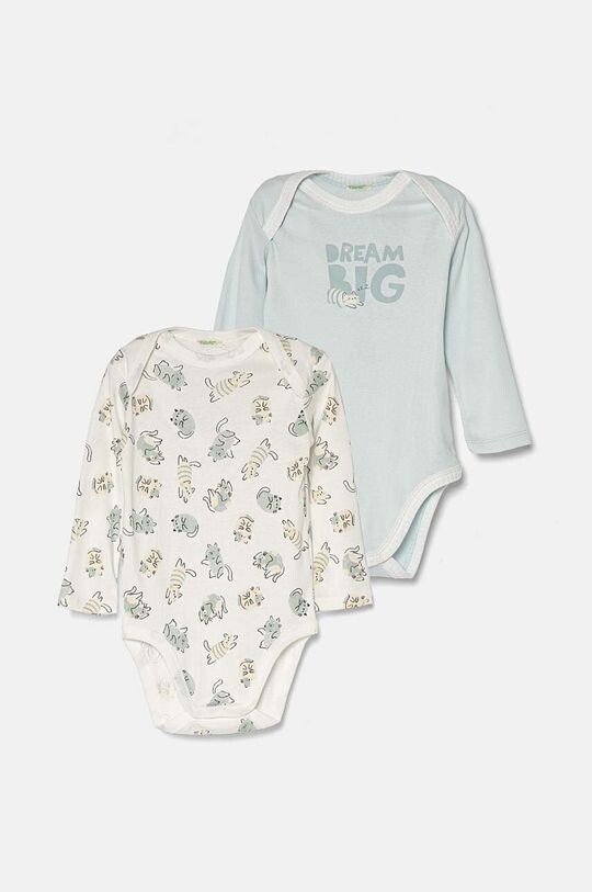 

Хлопковое детское боди (2 шт.) United Colors of Benetton, синий