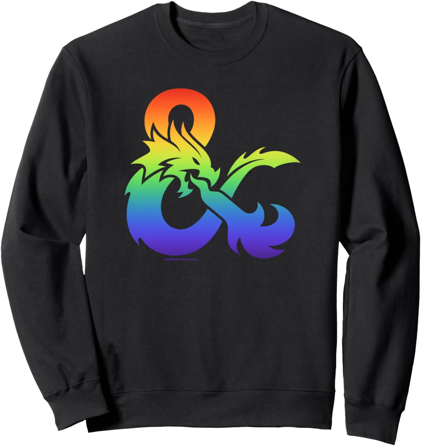 

Толстовка с градиентным радужным логотипом Dungeons & Dragons, черная, Черный, Толстовка с градиентным радужным логотипом Dungeons & Dragons, черная