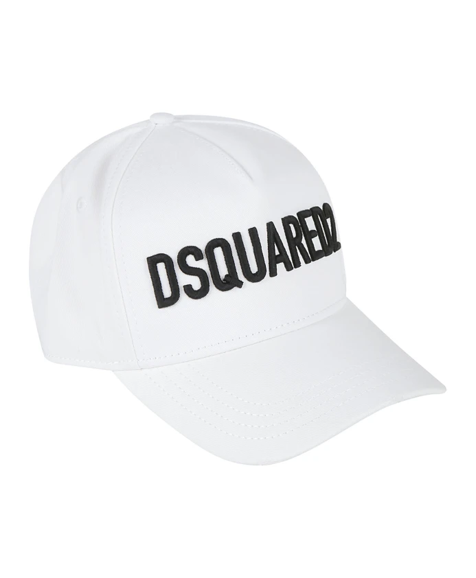 

Бейсбольная кепка из габардина Dsquared2, белый