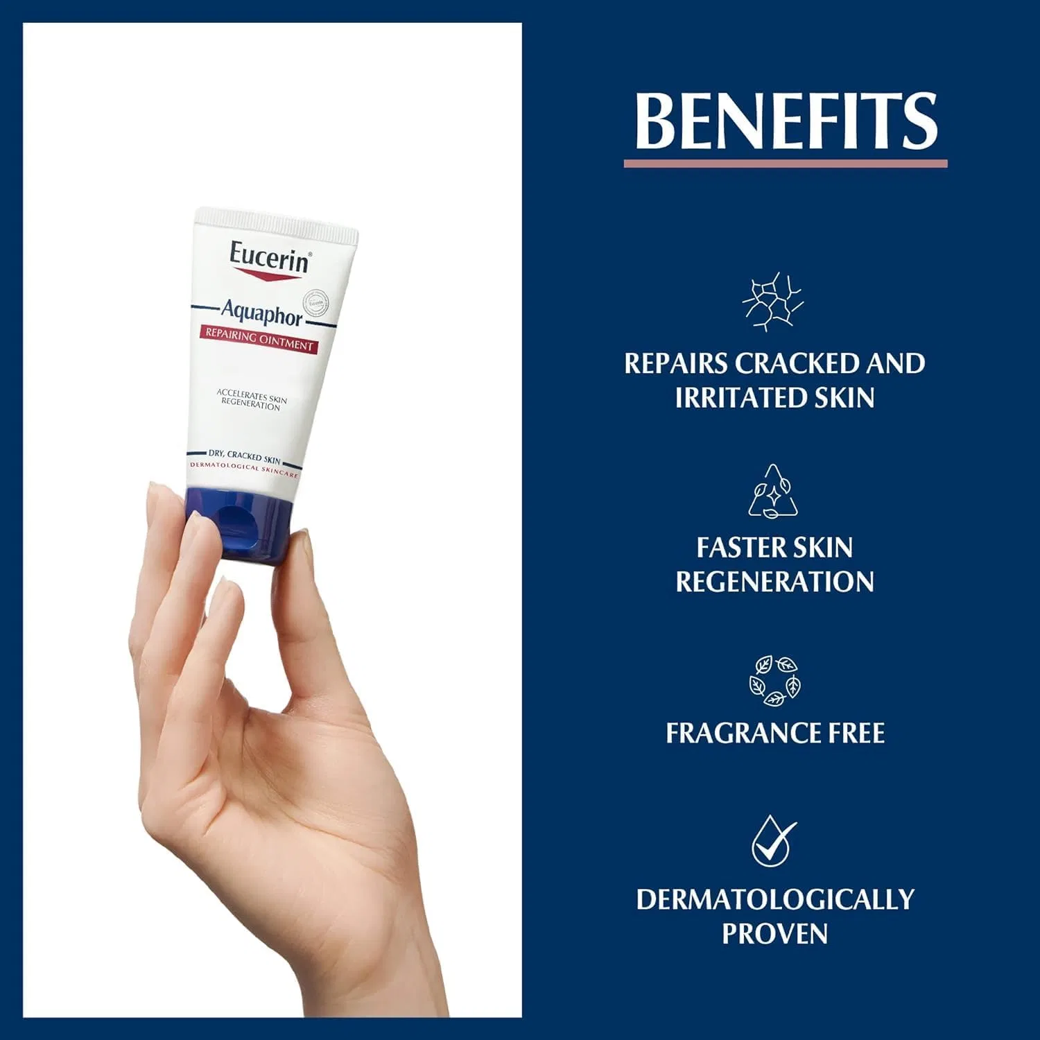 Успокаивающий бальзам для кожи Eucerin Aquaphor 45 мл — фото 3