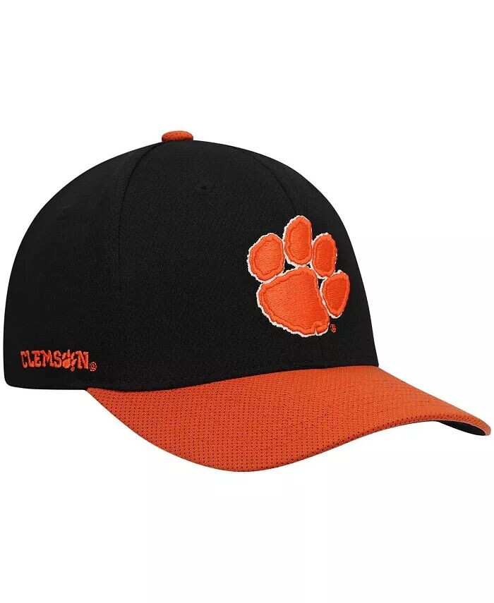 

Мужская черно-оранжевая двухцветная кепка Clemson Tigers Reflex Hybrid Tech Flex Top Of The World