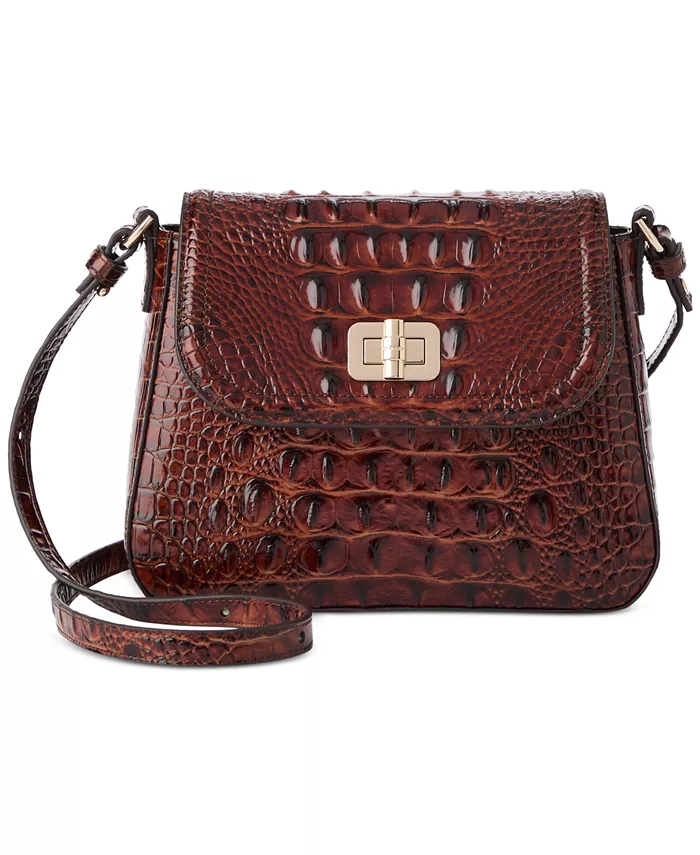 

Сумка через плечо Gianna Leather Melbourne Brahmin, коричневый