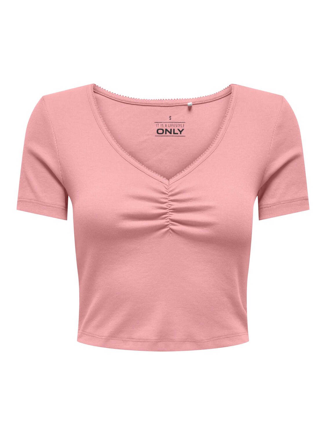 

ONLY Футболка в розовом цвете