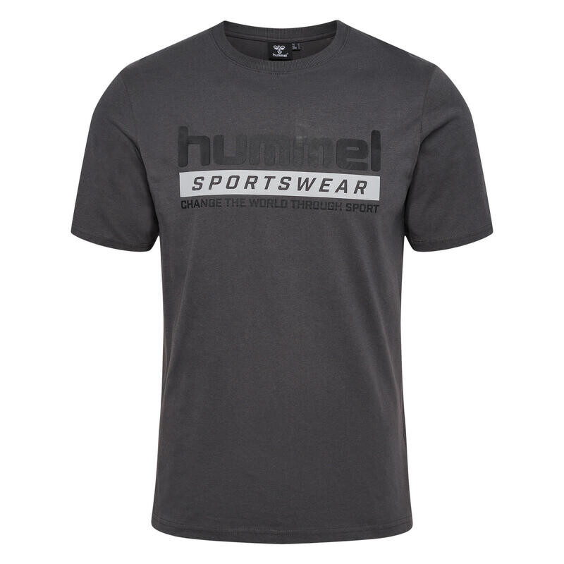 

Спортивная футболка Hummel, цвет asphaltblau/schwarz/schwarz