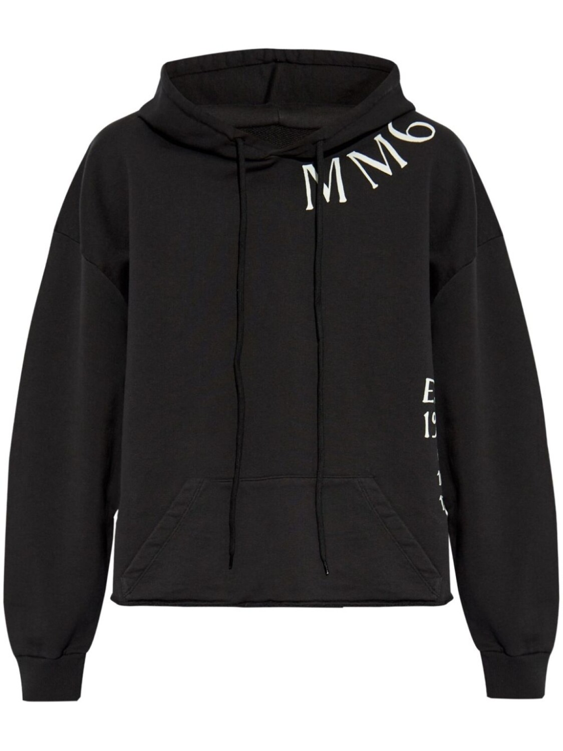 

MM6 Maison Margiela худи с логотипом, черный