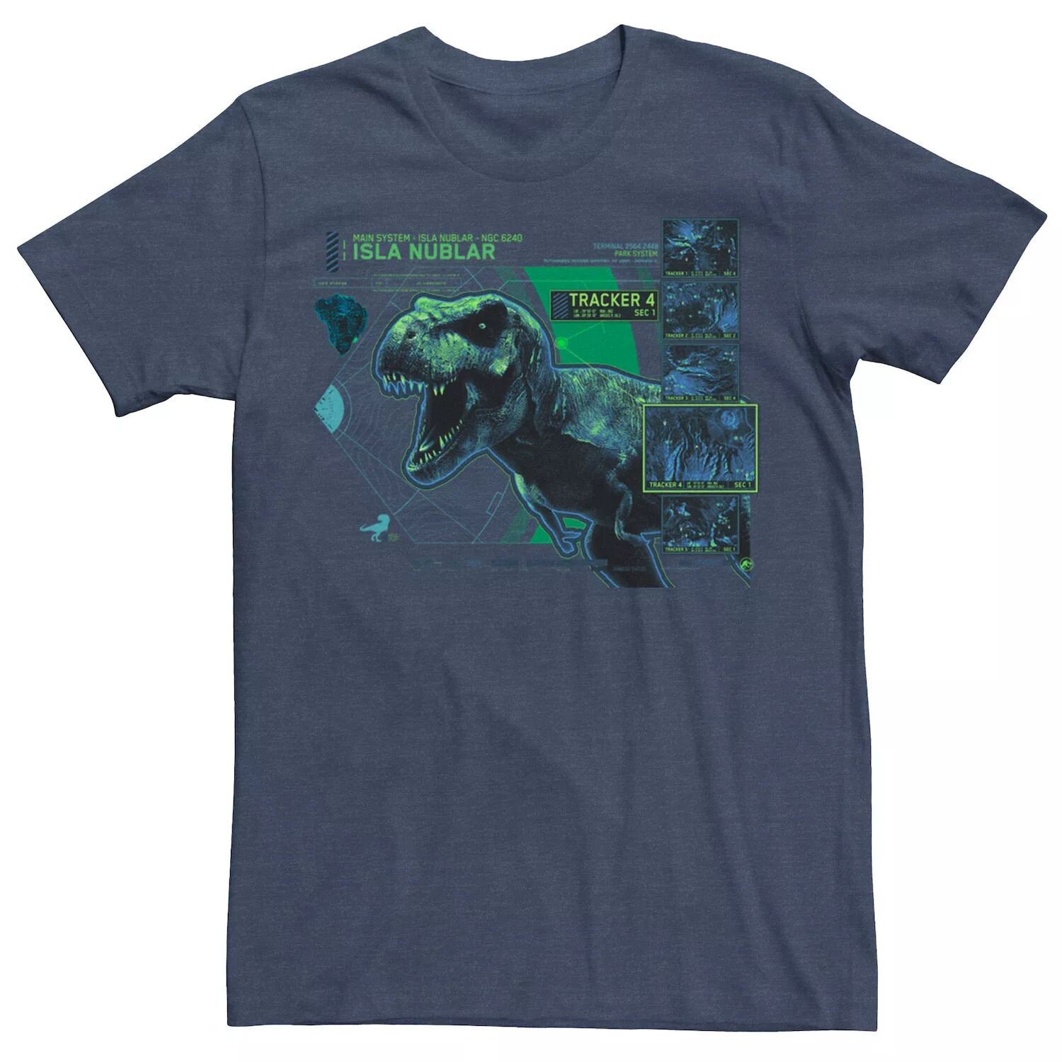 

Мужская футболка T Rex Isla Nublar Tacker Jurassic World