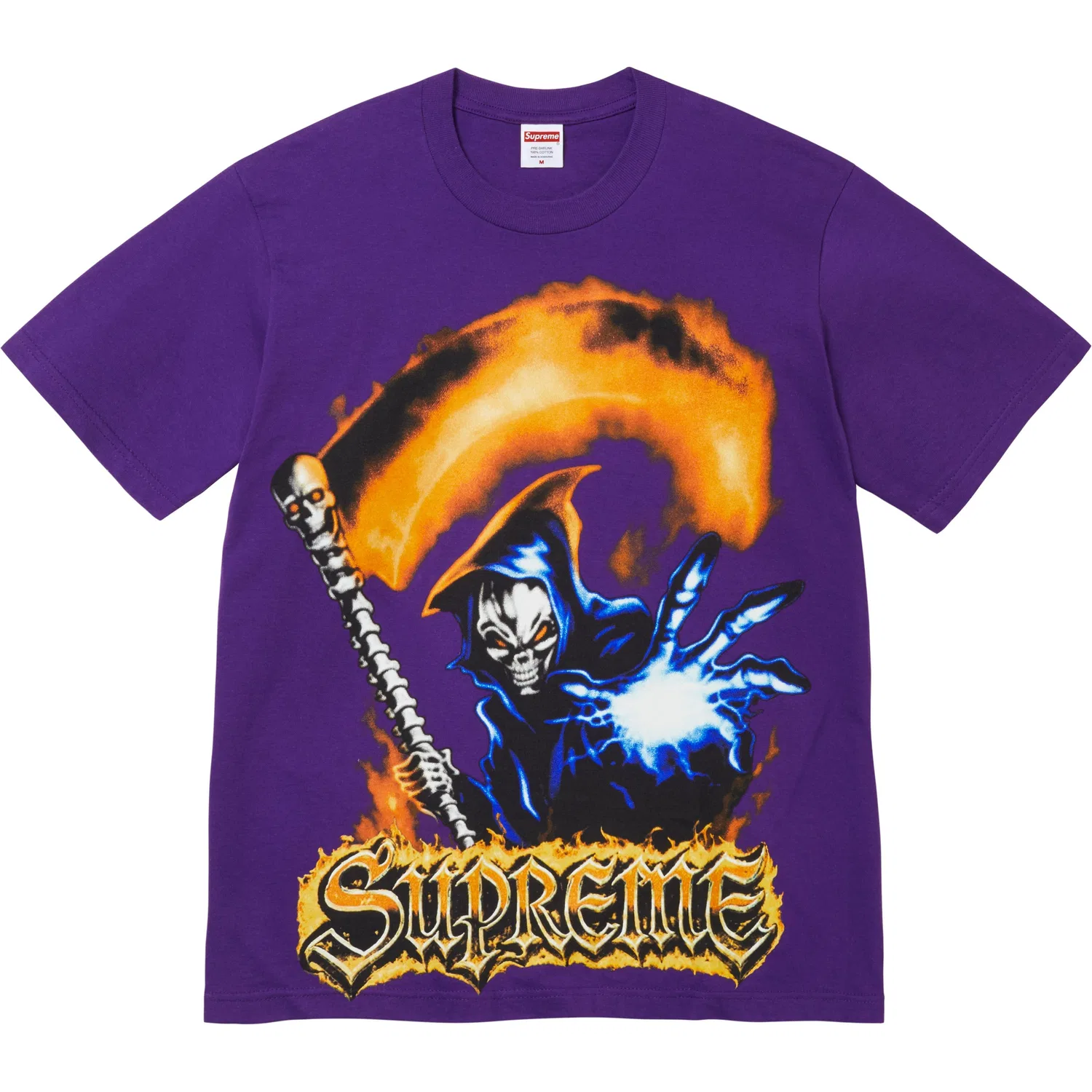 Футболка SS26 unisex с круглым вырезом, прямой крой Supreme, Purple/Purple
