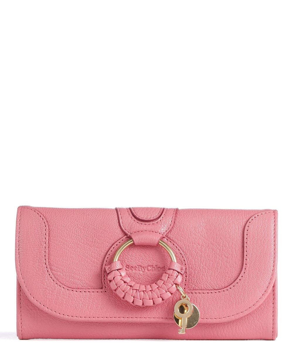 

Кошелек Hana из зерненой козьей кожи See By Chloé, розовый