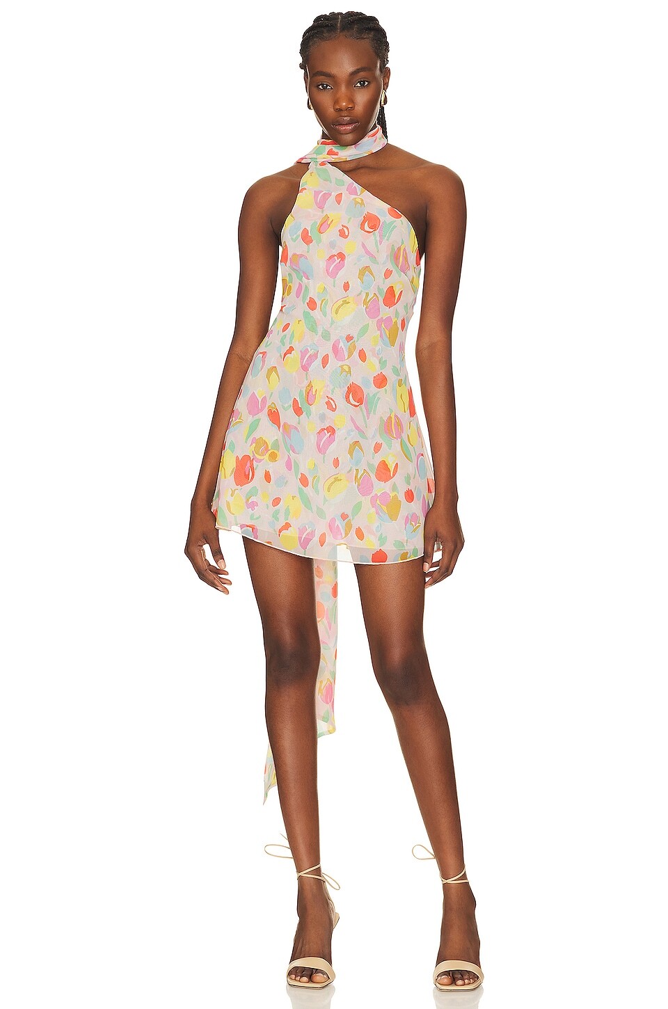 

Платье мини For Love & Lemons Audrey, цвет Multi