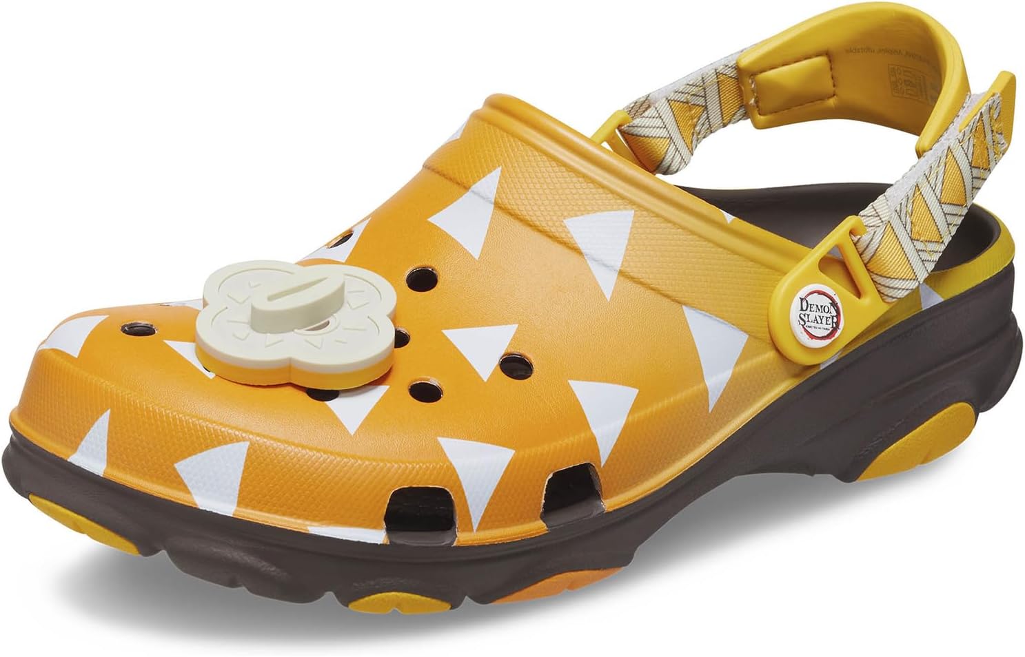 

Мужские кроксы Crocs Classic Demon Slayer с регулируемыми подошвами для любой местности, Zenitsu