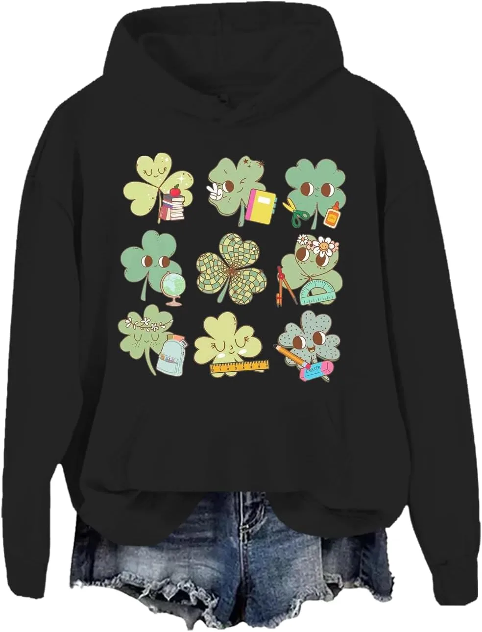 

Свитшот с принтом "One Lucky Teacher" Phncal