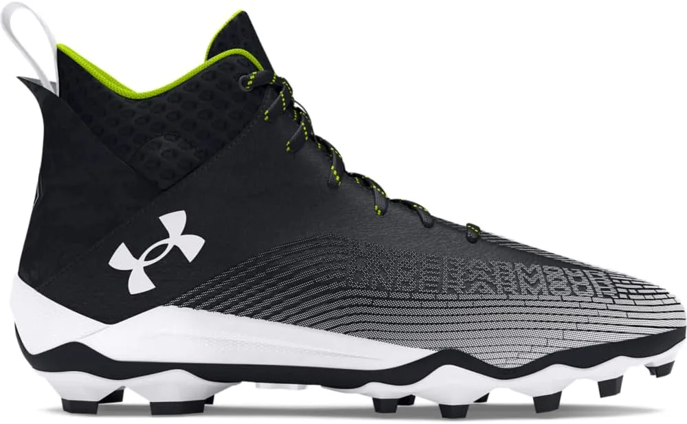 Мужские футбольные бутсы Under Armour Hammer 2.0 Mc, черно-белый — фото 3