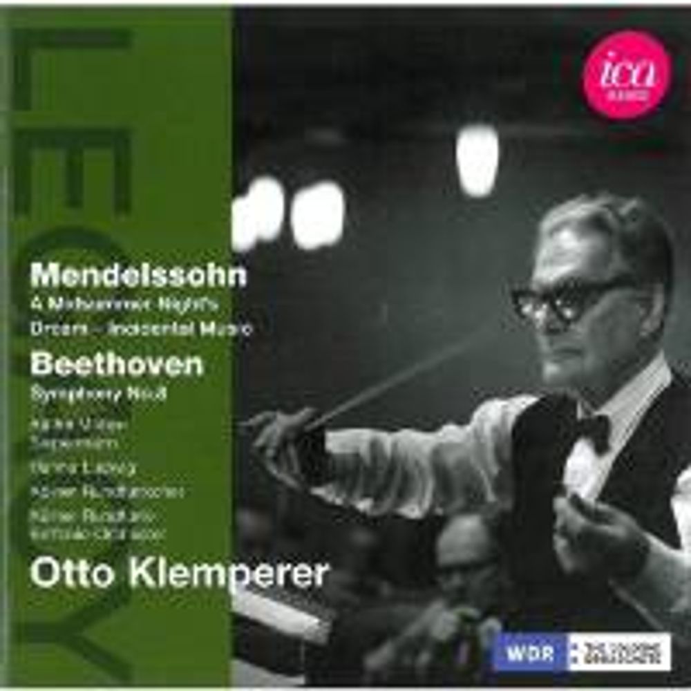 

Диск CD Mendelssohn / Beethoven: A Midsummer Night's Dream / Symphony No. 8 - Felix Mendelssohn, Ludwig van Beethoven, Otto Klemperer, Käthe Müller-Siepermann, WDR Sinfonieorchester Köln