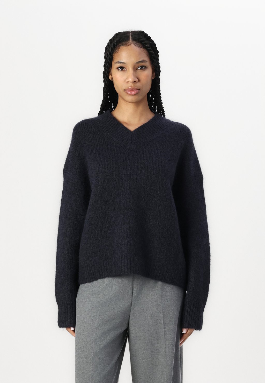 

Свитер LONG SLEEVE V NECK Marc O'Polo DENIM, темно-синий