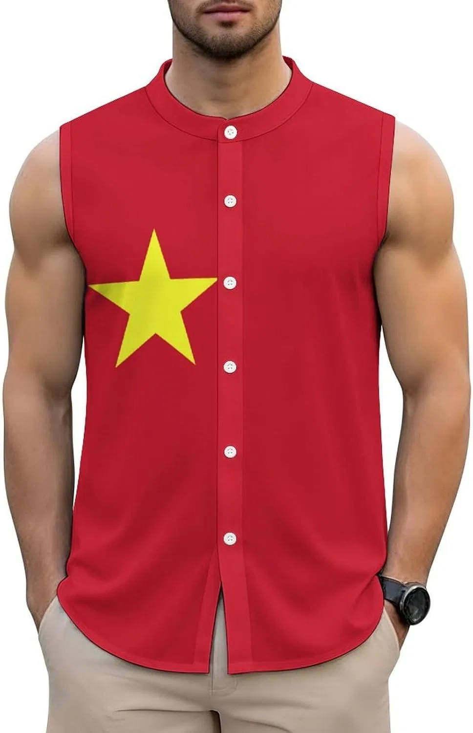 Футболка с принтом Uganda Flag, полиэстер, White-13