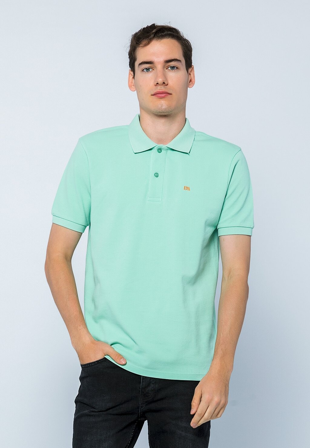 

Поло Short Sleeve Casual Basics and More, мятный