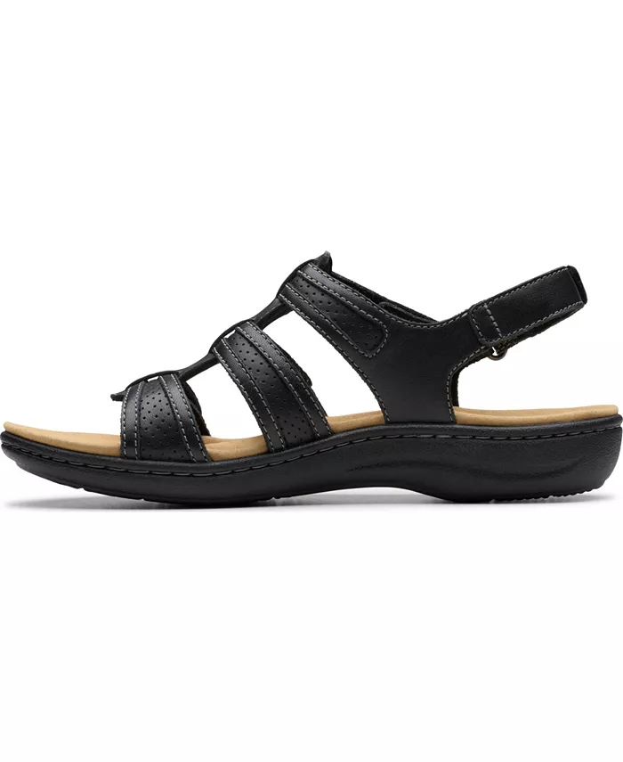 Лоферы Laurieann Ivy Rip Tape Casual Sandals Clarks, черный — фото 3