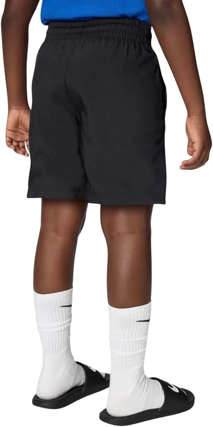 Детские шорты Nike Kids' Club из тканого материала, черно-белый — фото 3