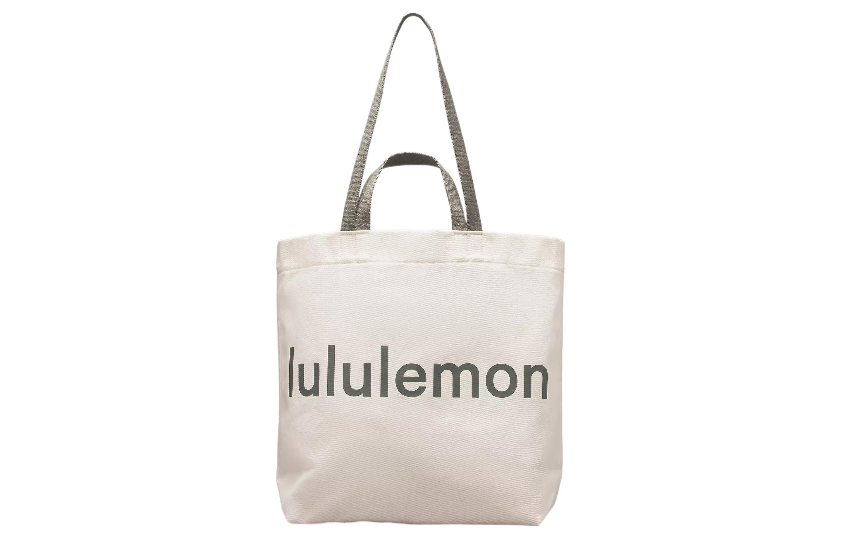 

Сумочка унисекс lululemon, Слоновая кость/шалфейный