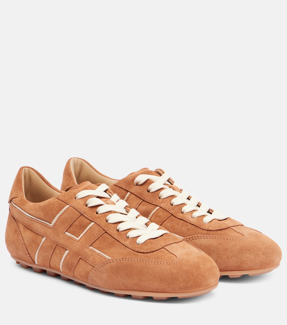 Олимпийские замшевые кроссовки Hogan, S003+C023