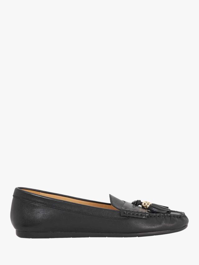Мягкие лоферы с кожаной бахромой Geen Dune London, Black