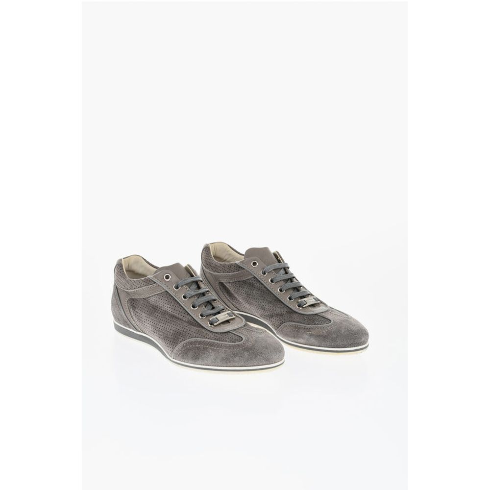 

Низкие кроссовки ID Suede с перфорированными вставками Corneliani, Gray