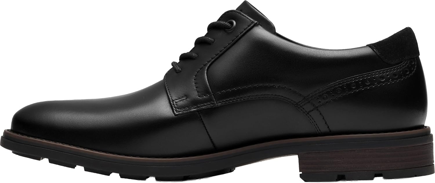 Мужские классические оксфорды Clarks Emmet, черный — фото 3