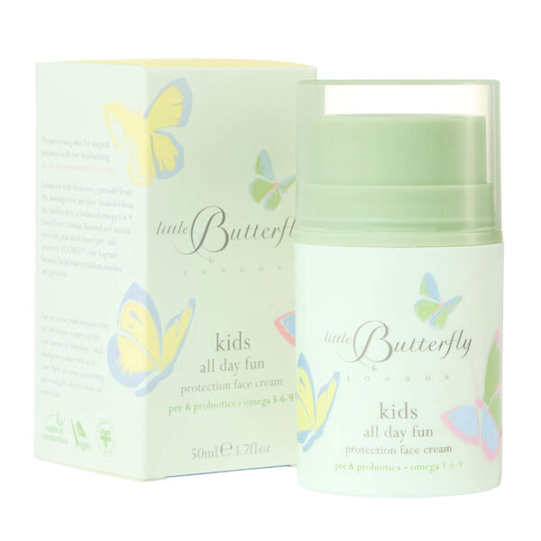 

Защитный крем для лица для детей от 3 лет, 50 мл. Little Butterfly London