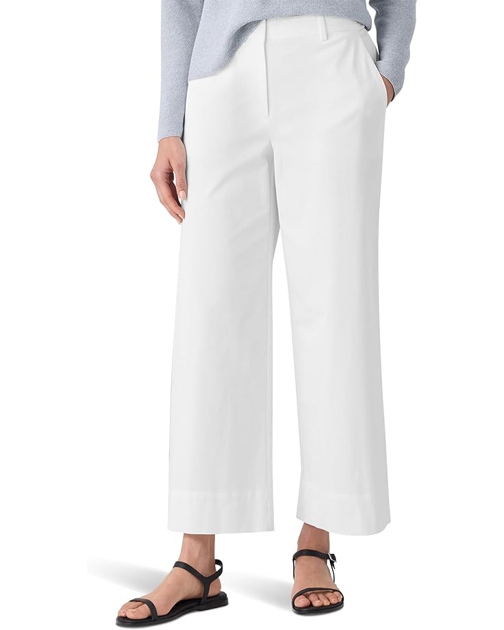

Брюки Eileen Fisher Wide Ankle Trouser, белый
