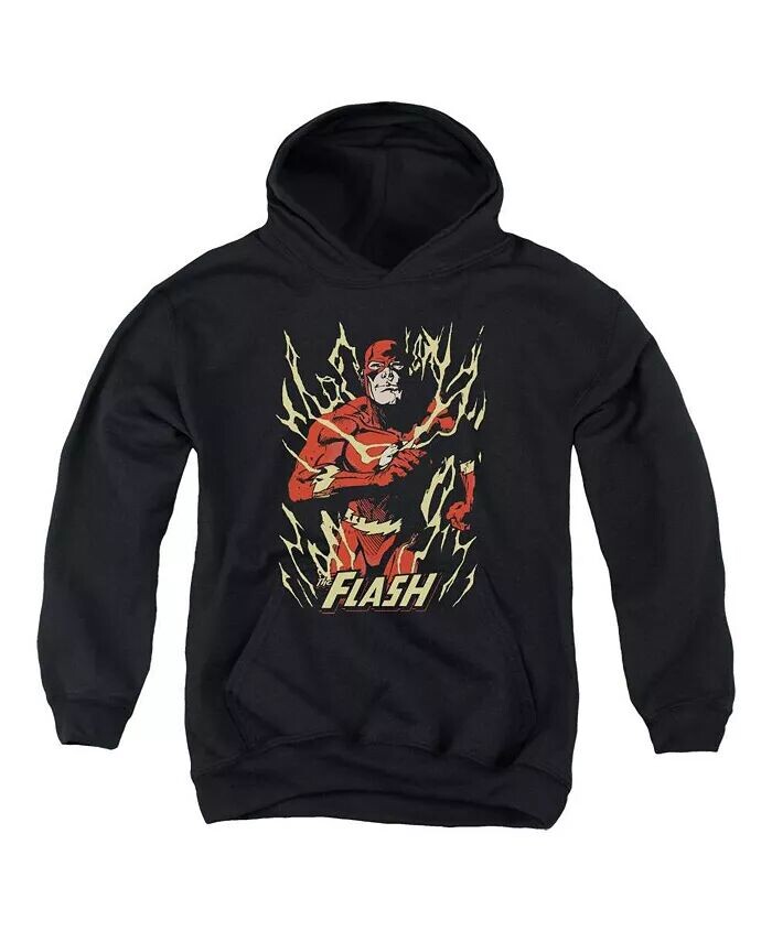 

Толстовка с капюшоном Boys of America Youth Flash Flare Justice League, черный
