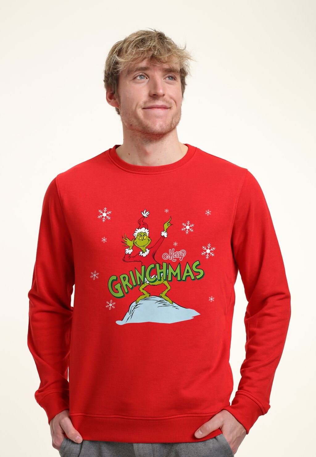 

Толстовка THE GRINCH MERRY GRINCHMAS Henry Tiger, красный