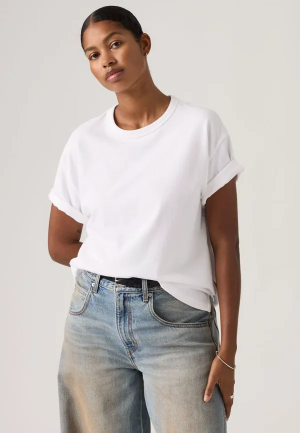 Винтажная футболка, базовая футболка Levi'S, Bright White — фото 2