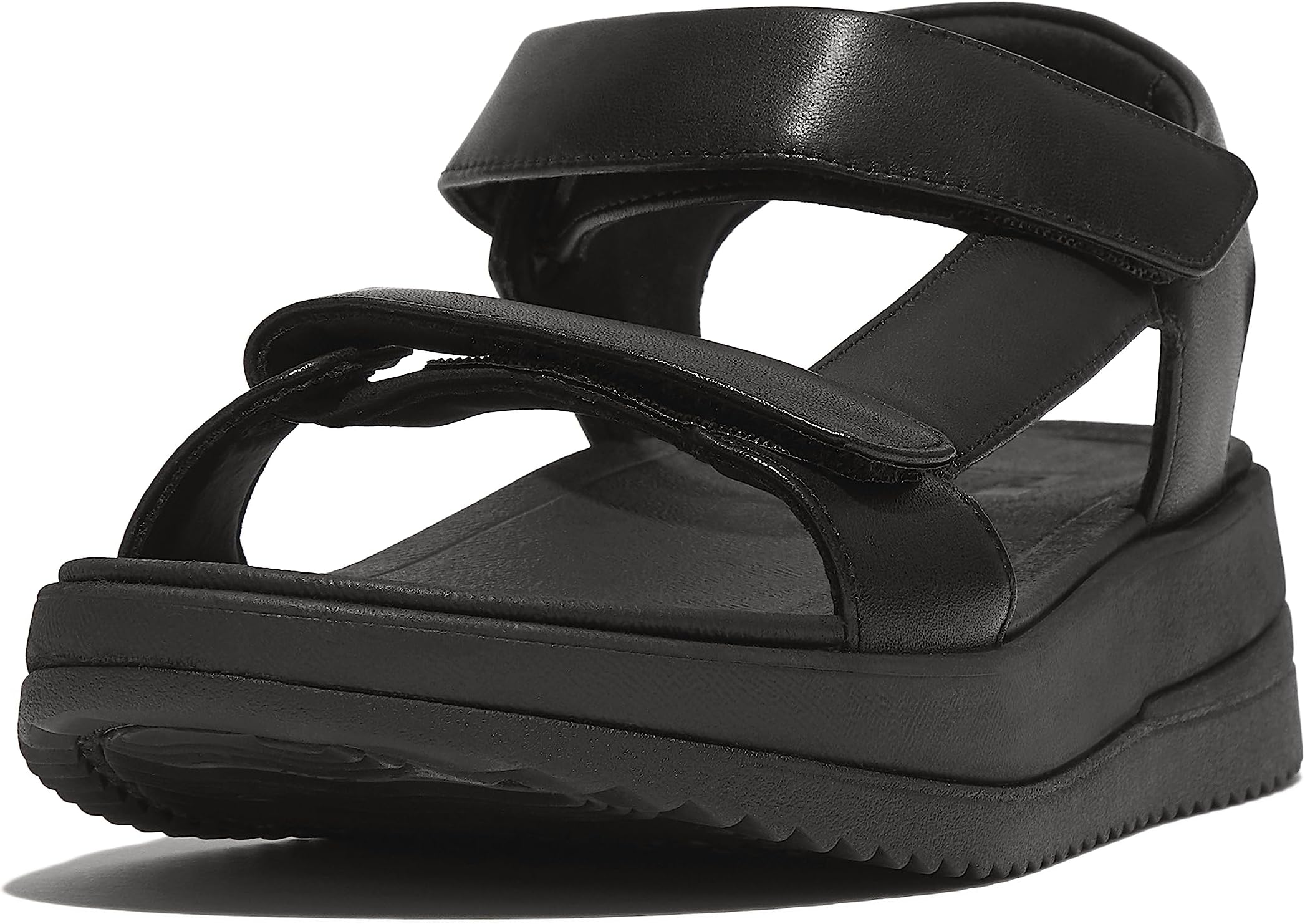 

Сандалии FitFlop Surff Adjustable Leather Back-Strap Sandals, цвет All Black