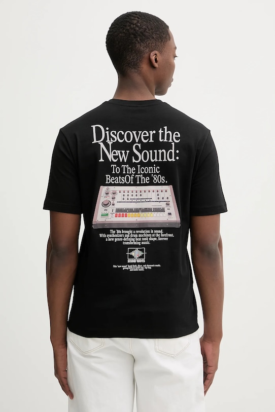 

Хлопковая футболка United Colors of Benetton, черный