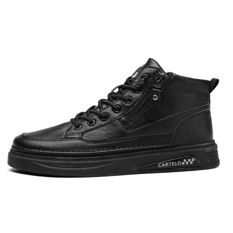 

Кроссовки CARTELO/Catilla crocodile Lifestyle Shoes Men Mid-top, черный