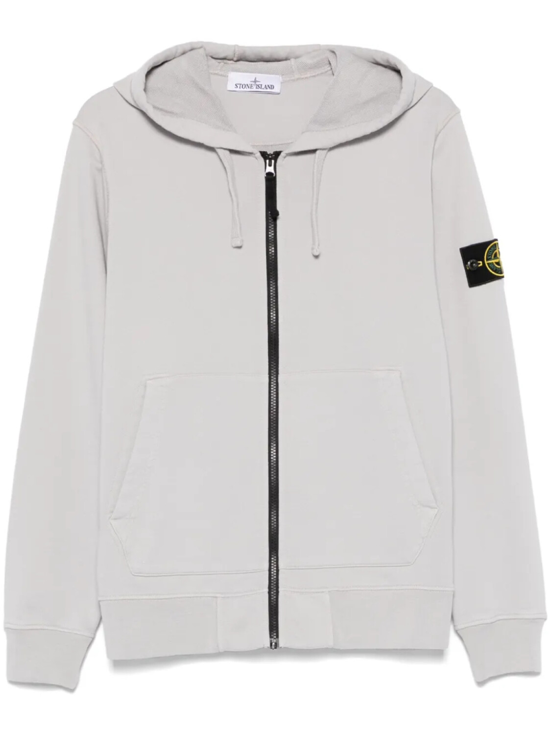 

Stone Island худи с нашивкой Compass, серый