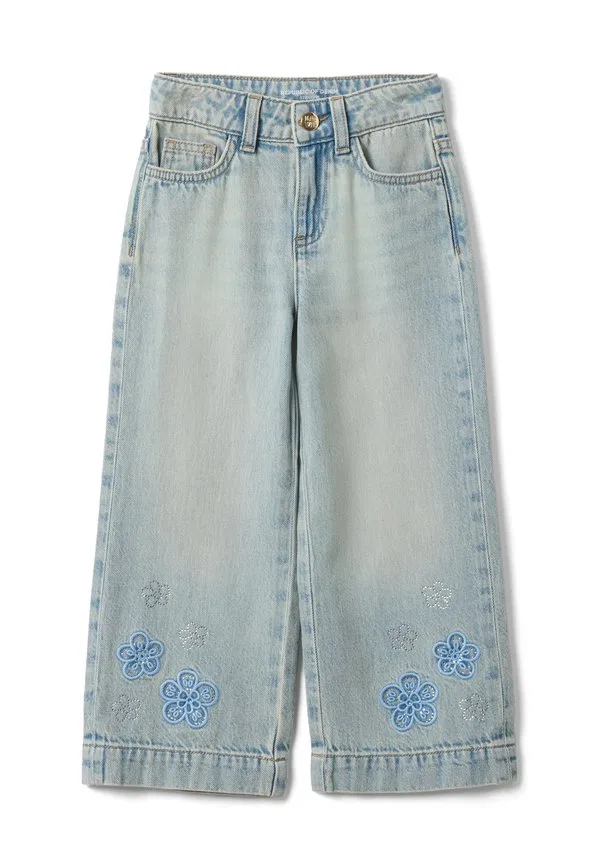Джинсы свободного кроя с вышивкой Ovs, Light Blue