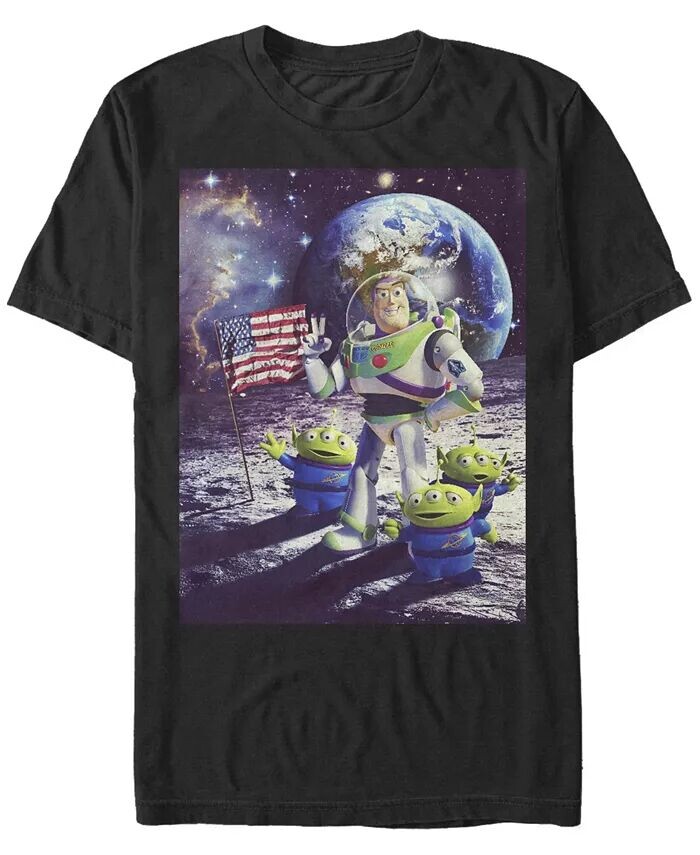 

Мужская футболка Moon Guy с коротким рукавом и круглым вырезом Fifth Sun, черный