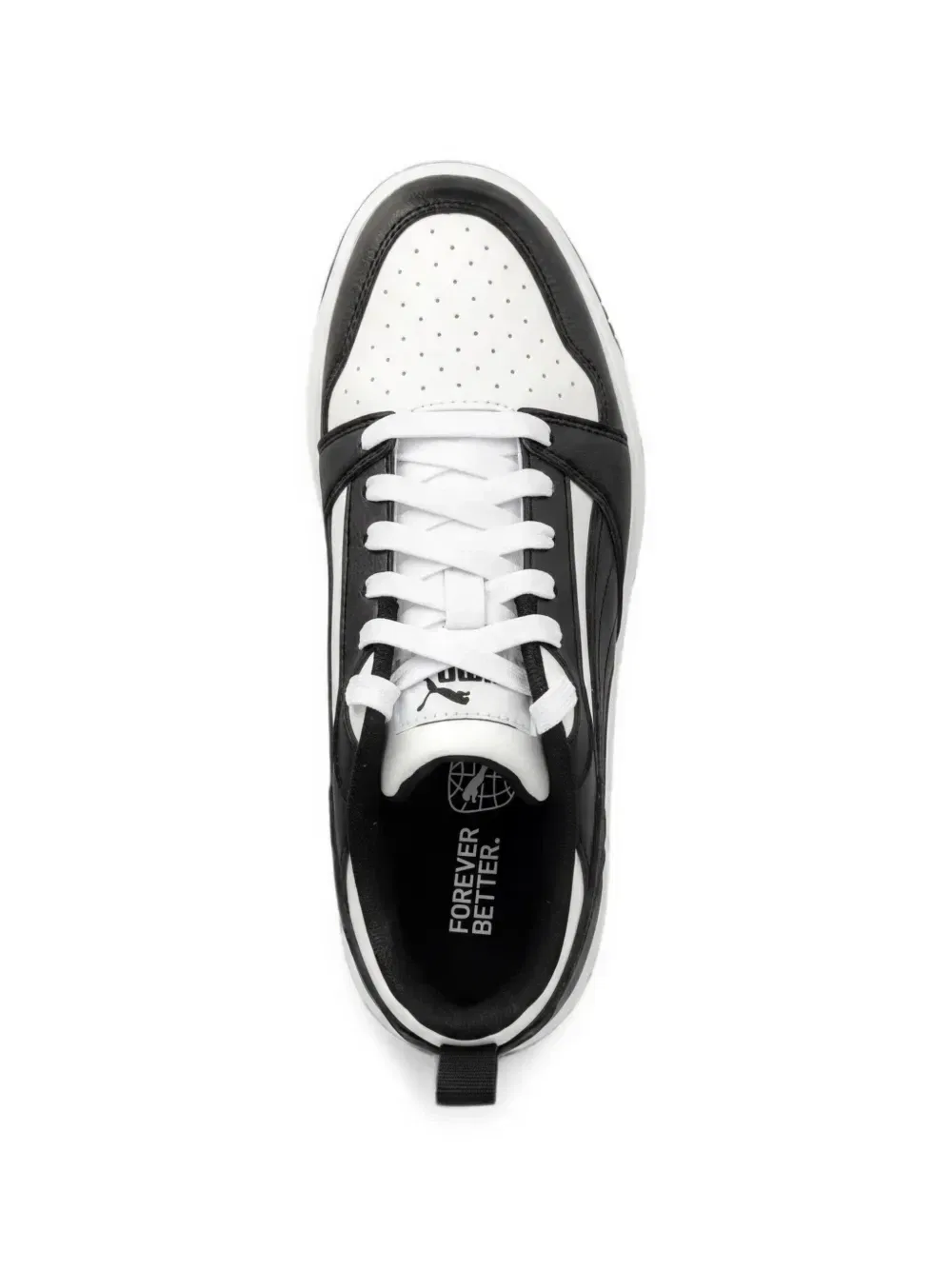 Кроссовки Rebound V6 с перфорированными панелями Puma Kids, белый — фото 4