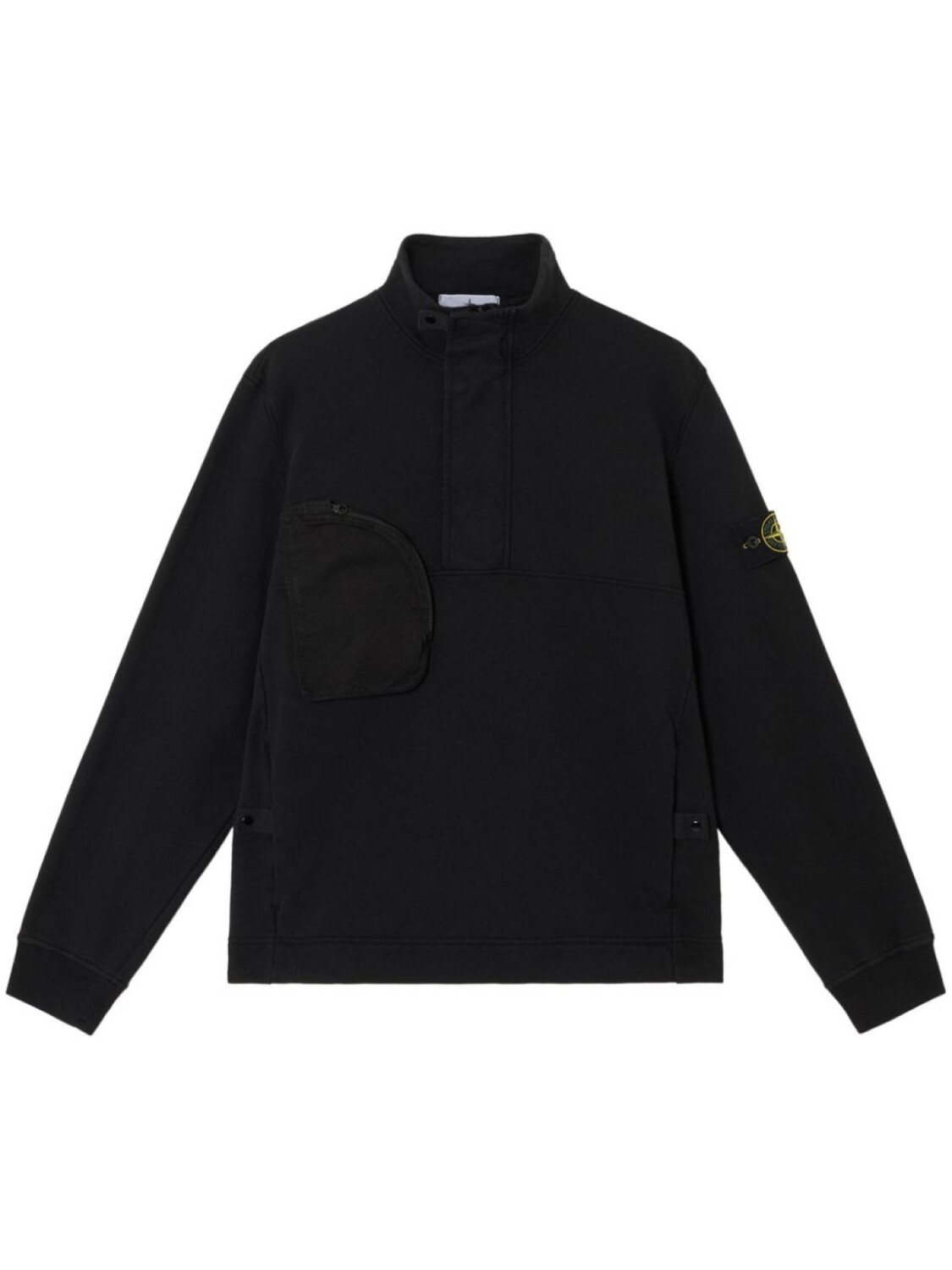 

Stone Island толстовка на молнии, черный