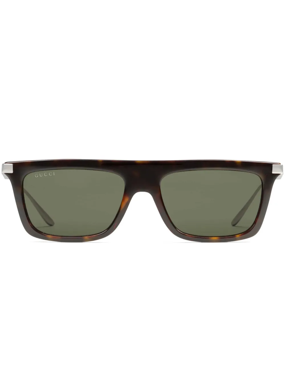 

Солнцезащитные очки в оправе черепаховой расцветки Gucci Eyewear, коричневый