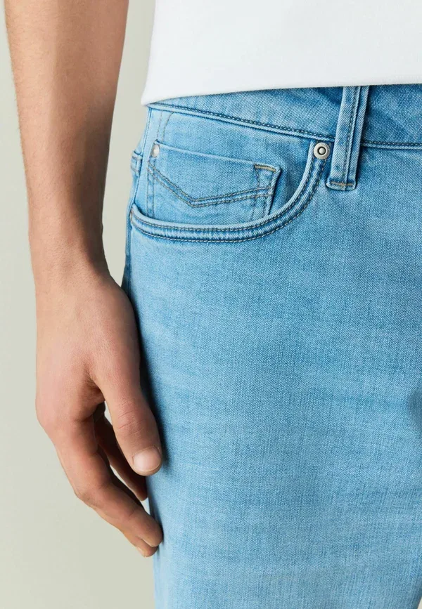 Джинсы Next, Motion flex jeans slim fit straight leg, голубой — фото 3