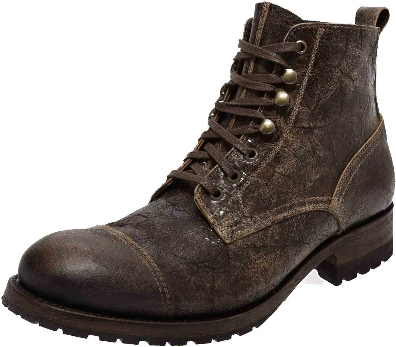 FB Fashion Boots Eagle Testa Мужские ботинки-чукка на шнуровке, кожаные, коричневые